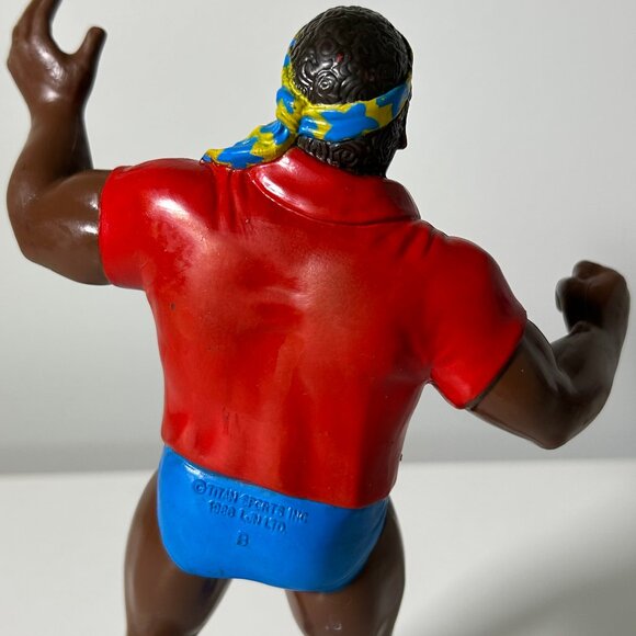 Vintage 80s LJN WWF Special Delivery Jones Wrestling Action Figure (11B) - Picture 5 of 8